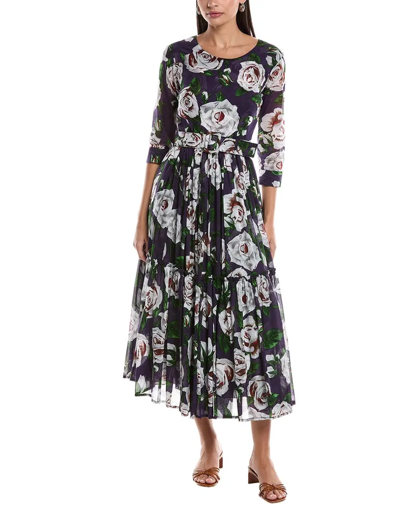 Samantha Sung Melanie Midi Dress Purple