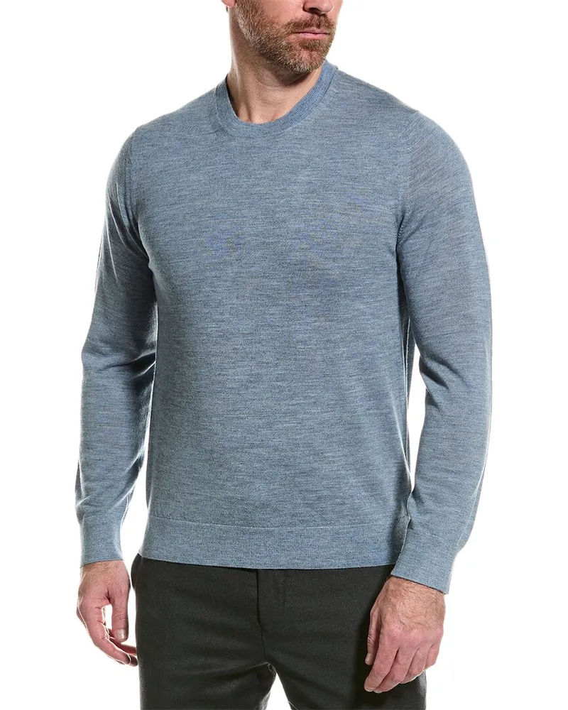 Vince Wool Crewneck Sweater Blue
