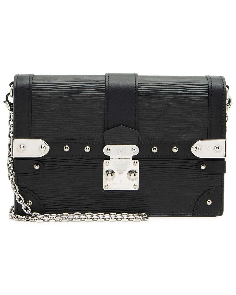 Louis Vuitton Black Epi Leather Trunk Chain Wallet (Authentic Pre-Loved Nocolor