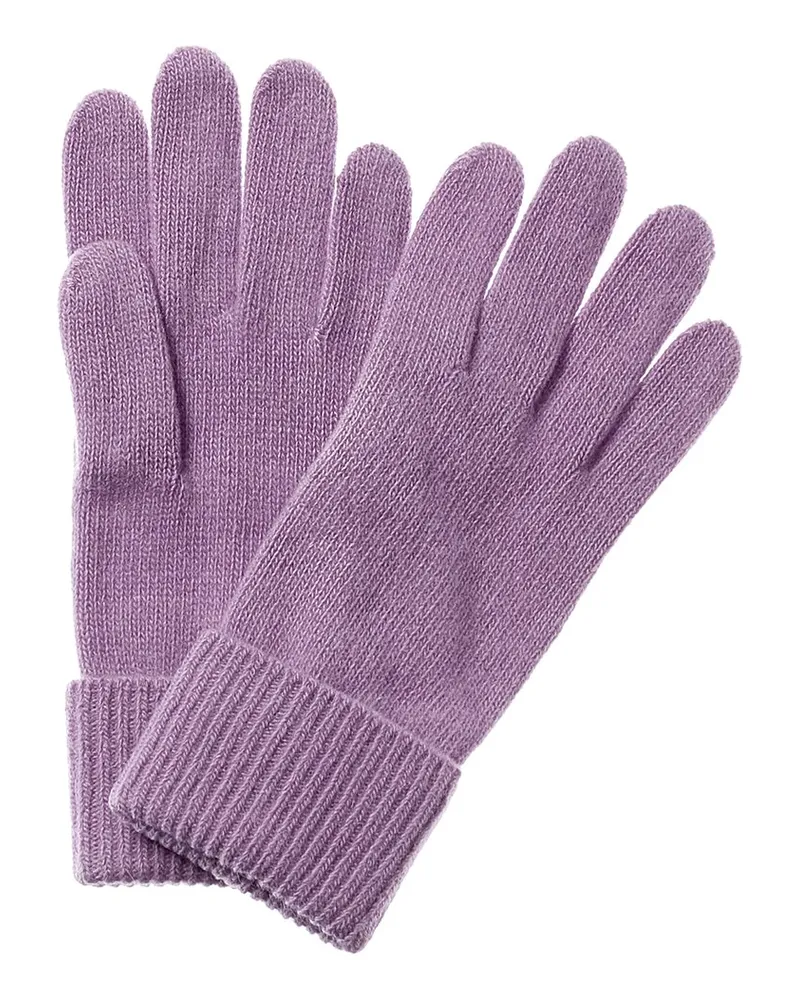 portolano  Cashmere Knit Gloves Purple