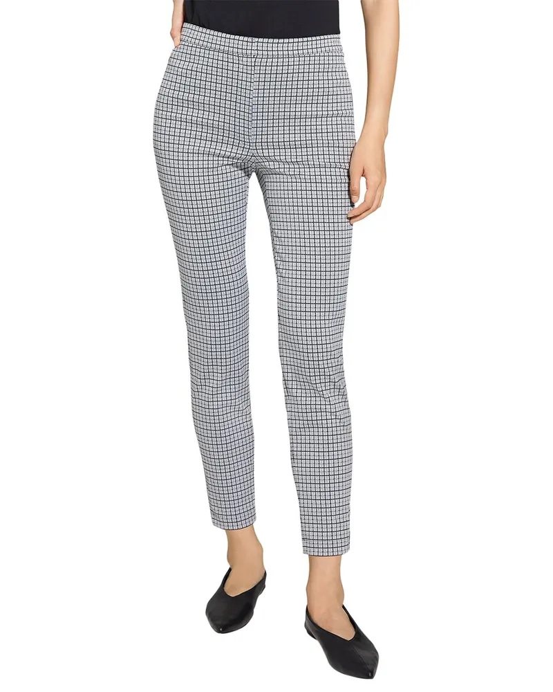 Theory High Waist Taper Pant Grey