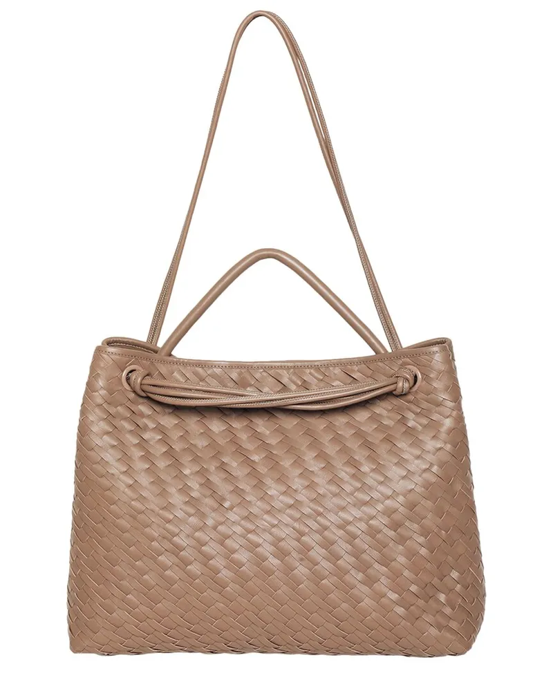 Walter Baker Hazel Large Leather Tote Brown