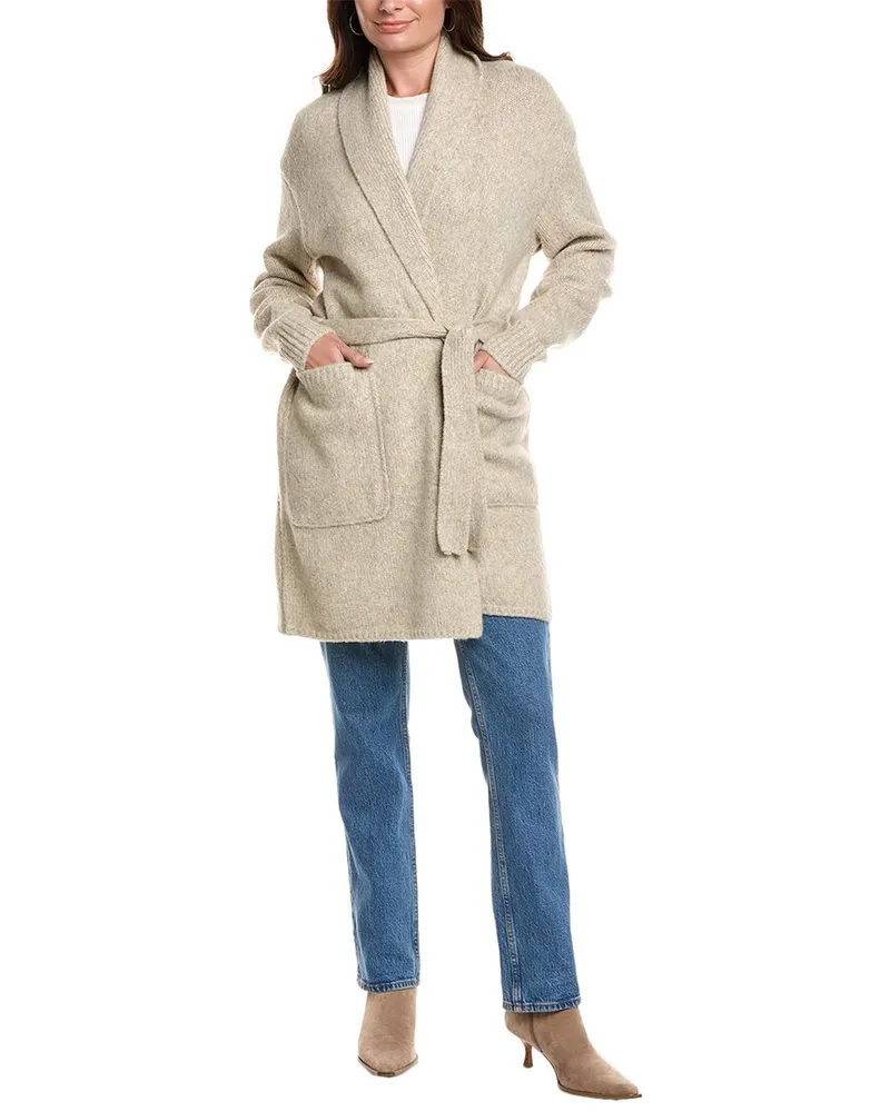 Chaser Eve Chunky Cardigan Brown