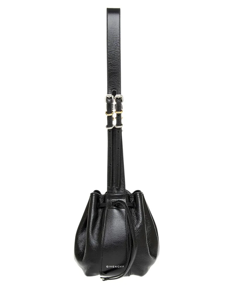 Givenchy Pumpkin Small Leather Crossbody Black