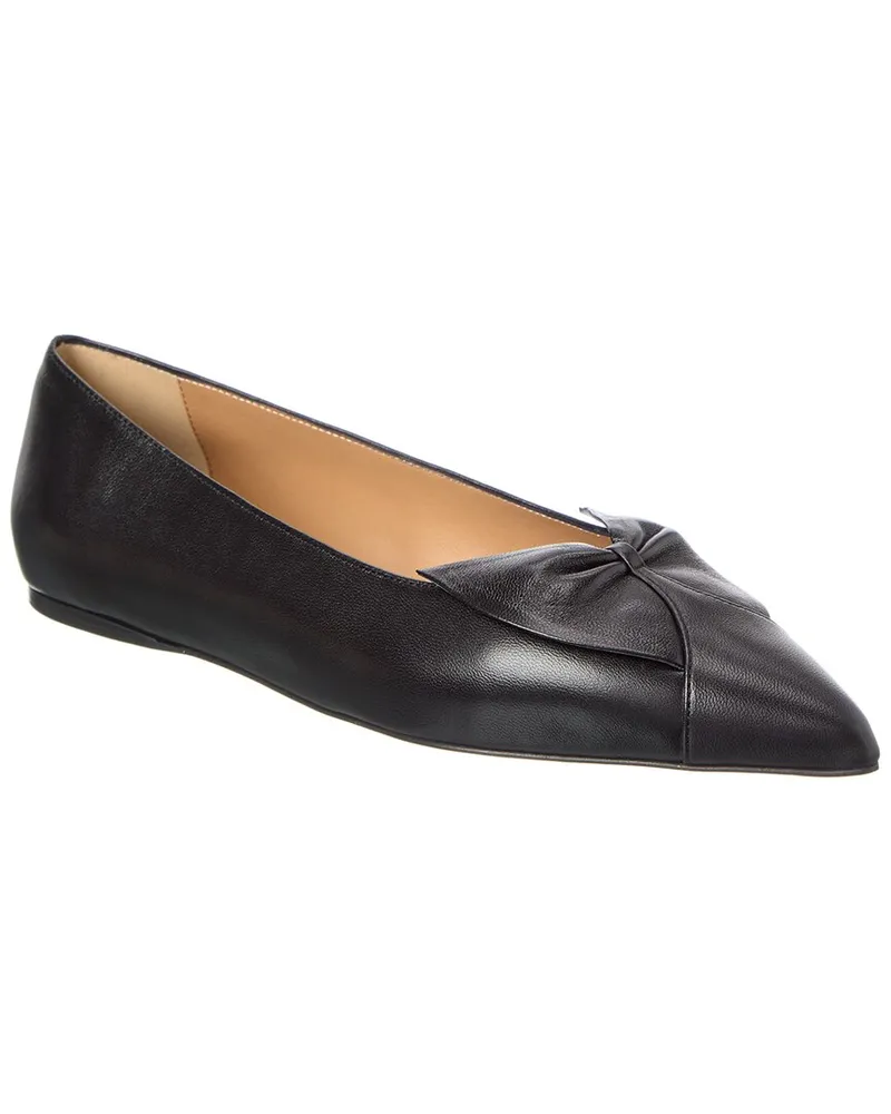 Ferragamo Gwen Leather Ballet Flat Black
