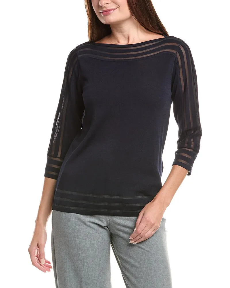 Joseph Ribkoff Top Blue