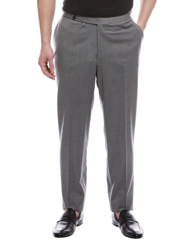 Isaia Wool Pant Grey
