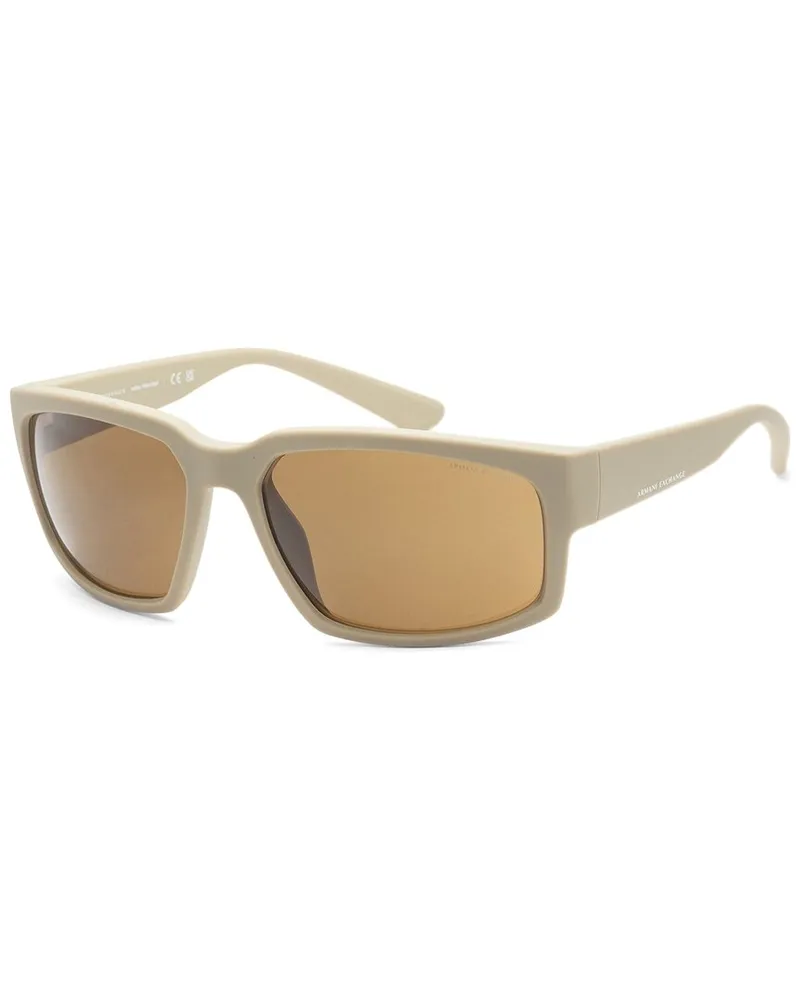 Armani Exchange Men's AX4142SU 61mm Sunglasses Beige