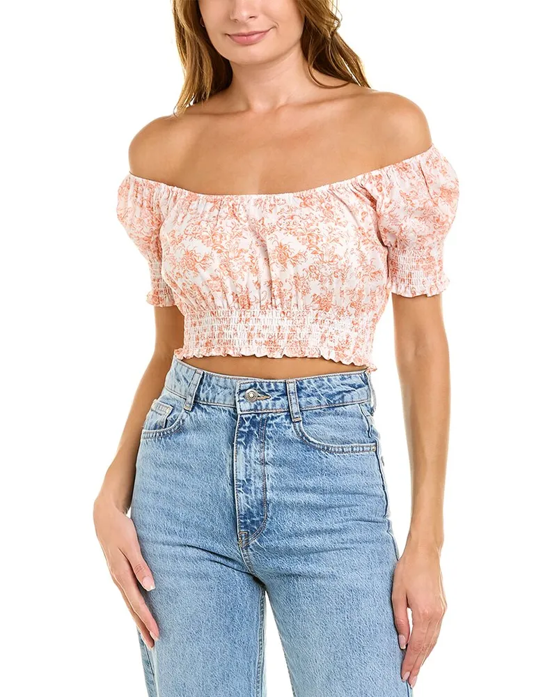 Caroline Constas Cornelia Top Pink