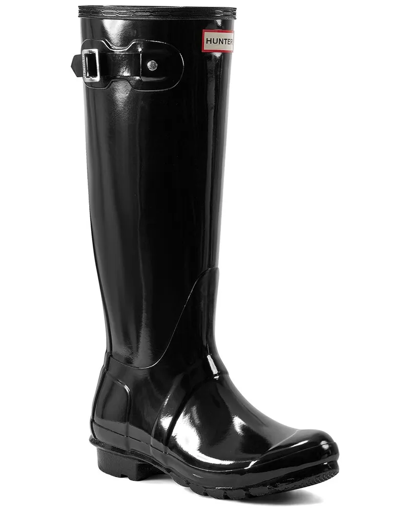 Hunter Original Tall Gloss Boot Black