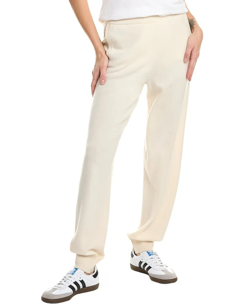 Maje Cashmere-Blend Pant Beige