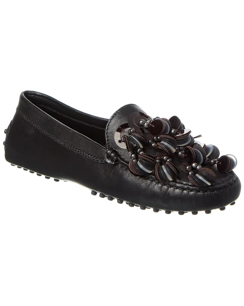 TOD'S TOD’s Gommino Leather Loafer Black