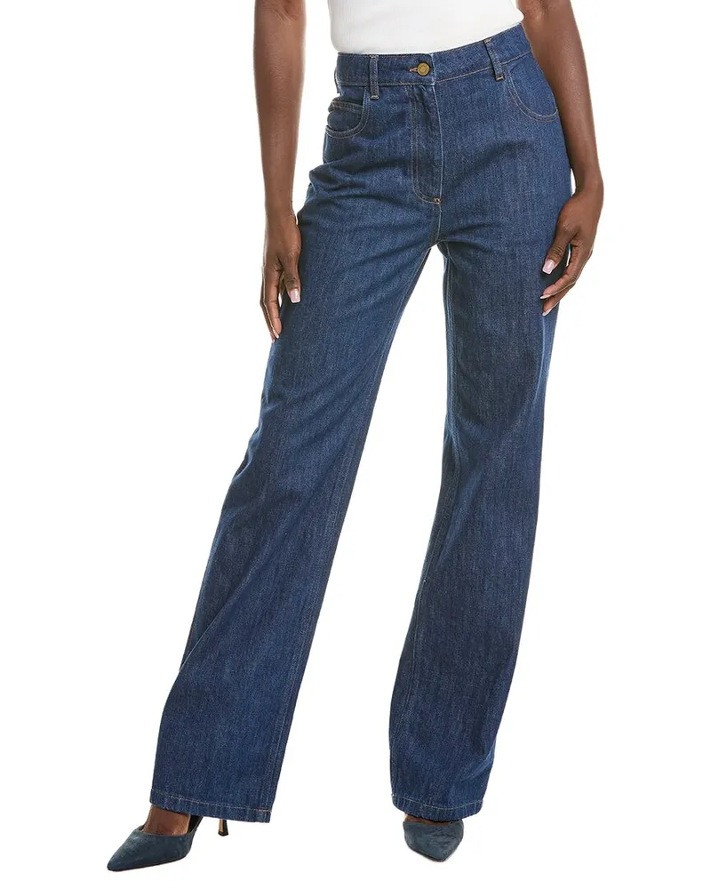 Oscar de la Renta Jean Blue