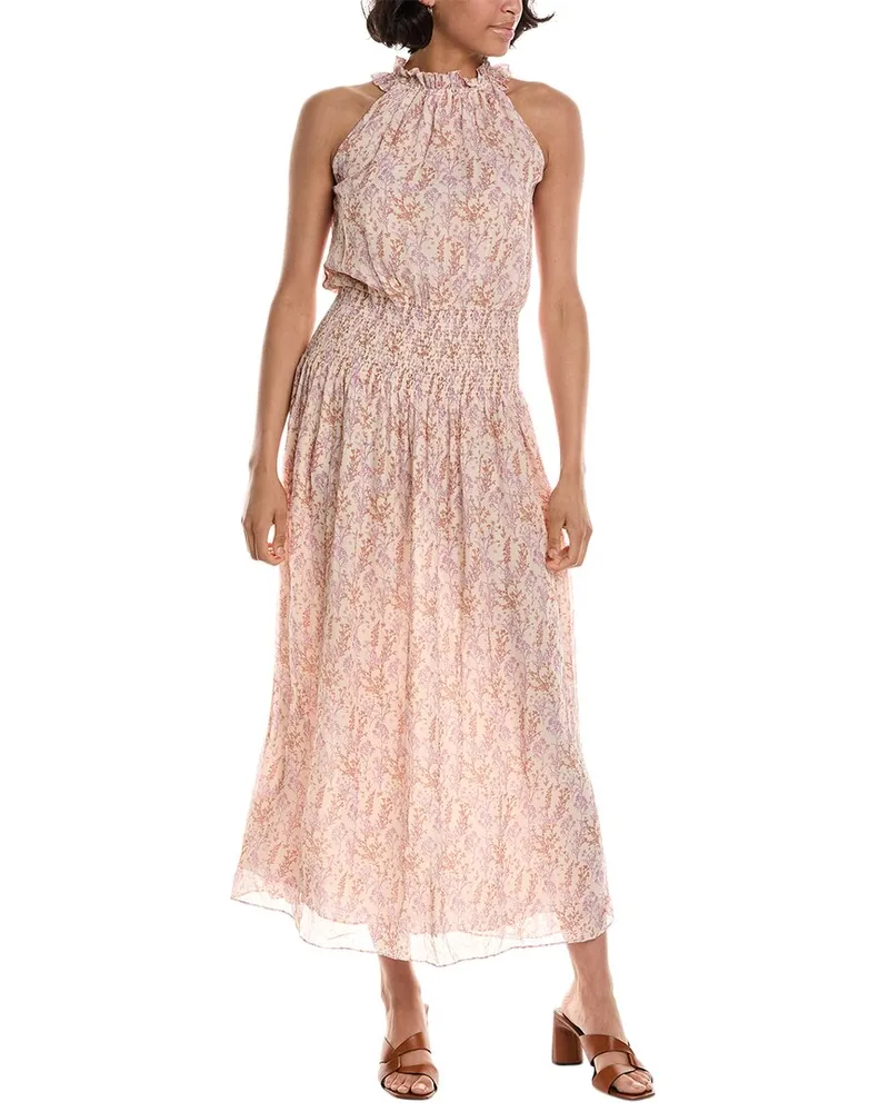 Vanessa Bruno Amelys Silk-Blend Maxi Dress White