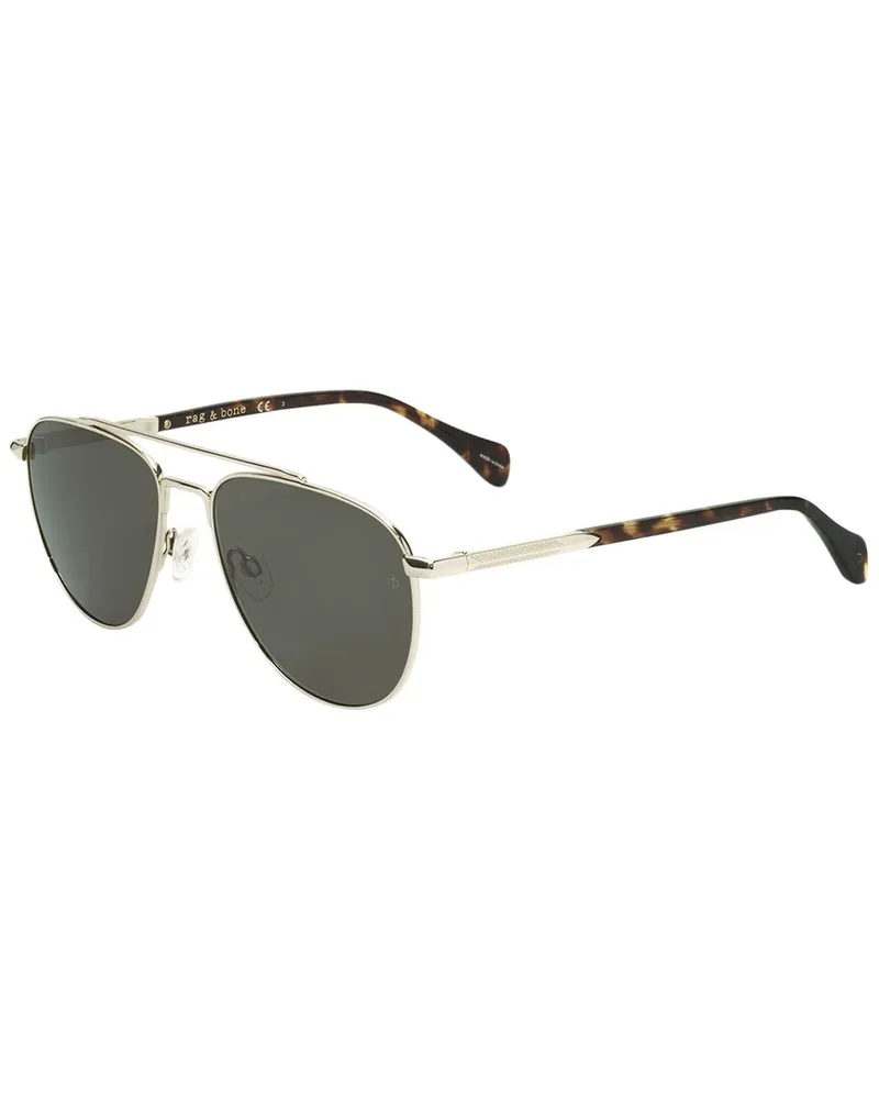 Rag & Bone Unisex RNB1044 55mm Sunglasses Gold