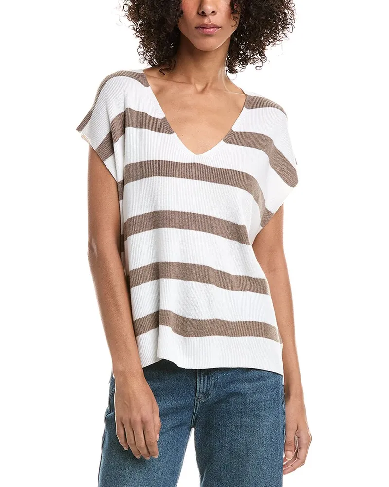 Splendid Octavia Cashmere-Blend Sweater Brown