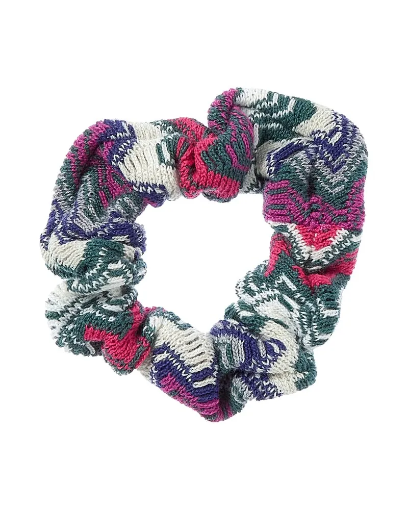 Missoni Wool-Blend Scrunchie Green