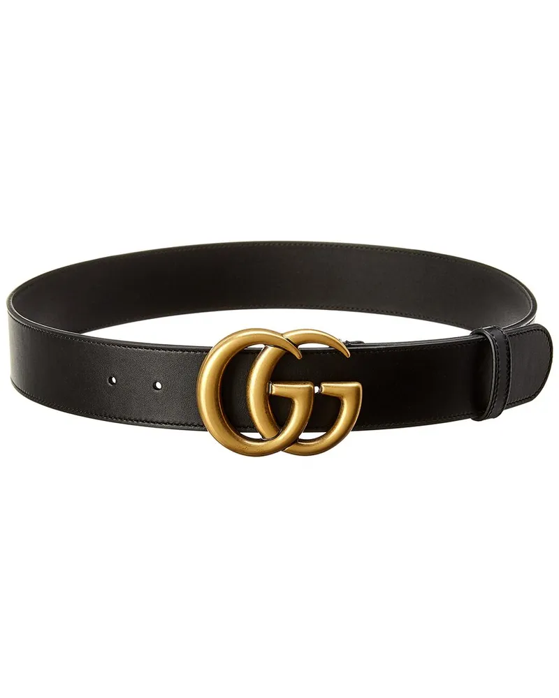 Gucci GG Leather Belt Black