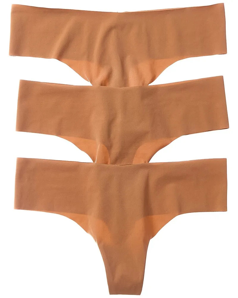 Cosabella 3pk Free Cut Microfiber Thong Nocolor