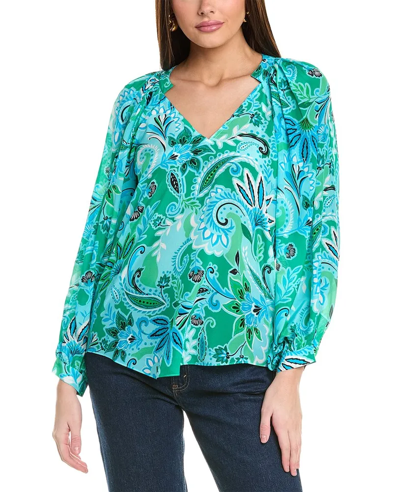 Hale Bob Josie Silk Top Nocolor