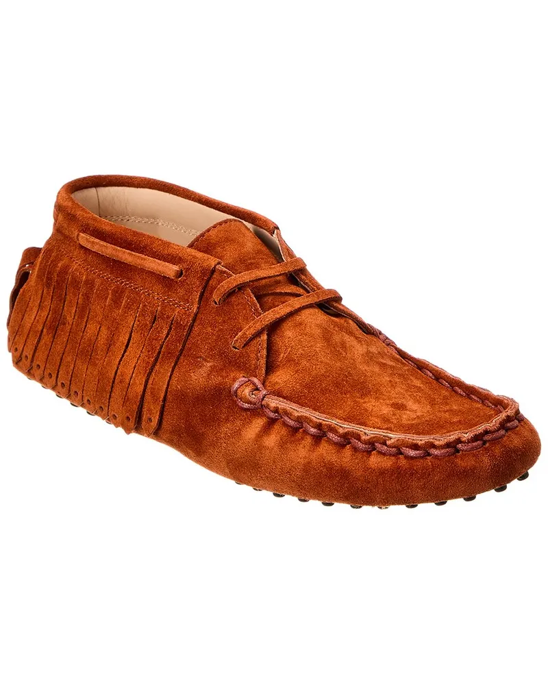 TOD'S TOD’s Gommini Suede Bootie Brown