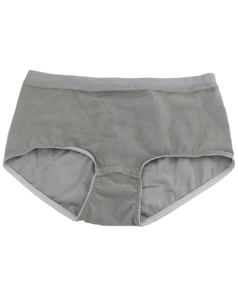 Dolce & Gabbana Silk-Blend Underwear Silver