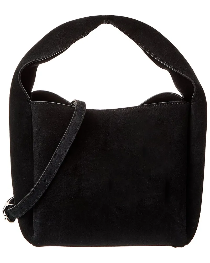 Totême Suede Hobo Bag Black