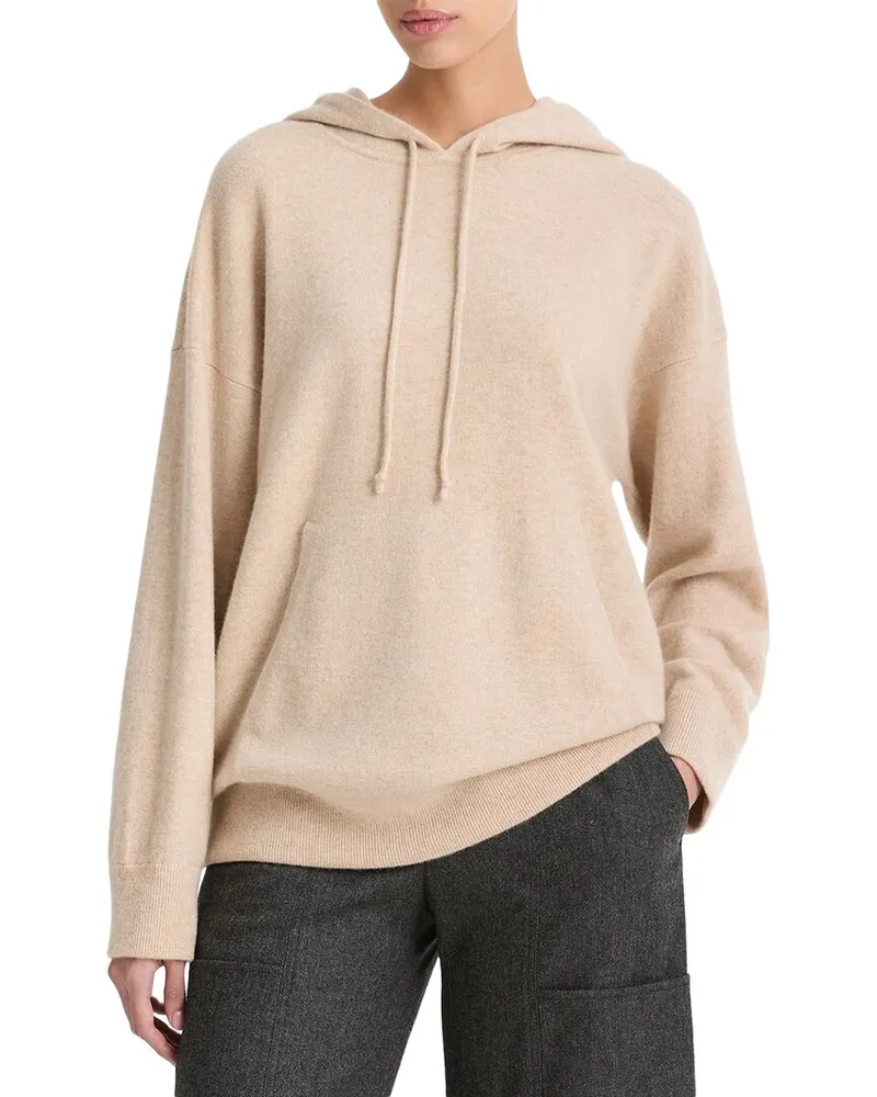 Vince Oversized Wool & Cashmere-Blend Sweater Hoodie Nocolor