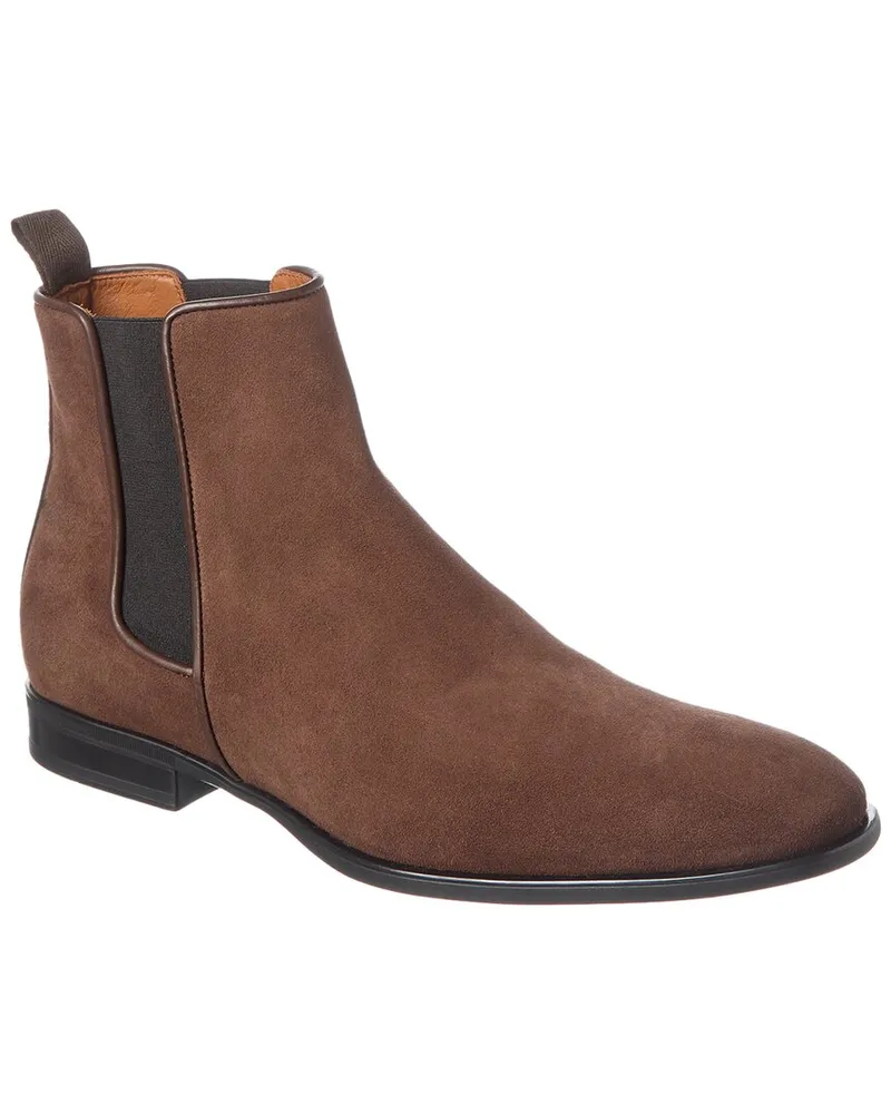 Aquatalia Adrian Weatherproof Suede Boot Brown