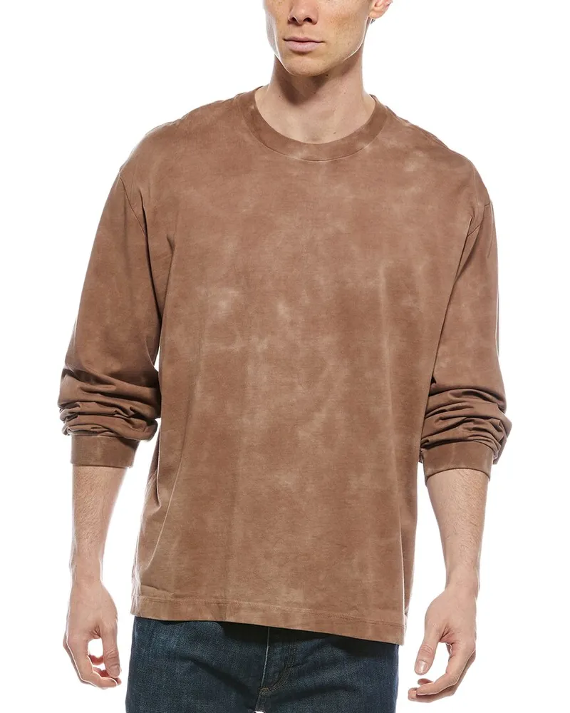 Rag & Bone Washed Cliff T-Shirt Brown