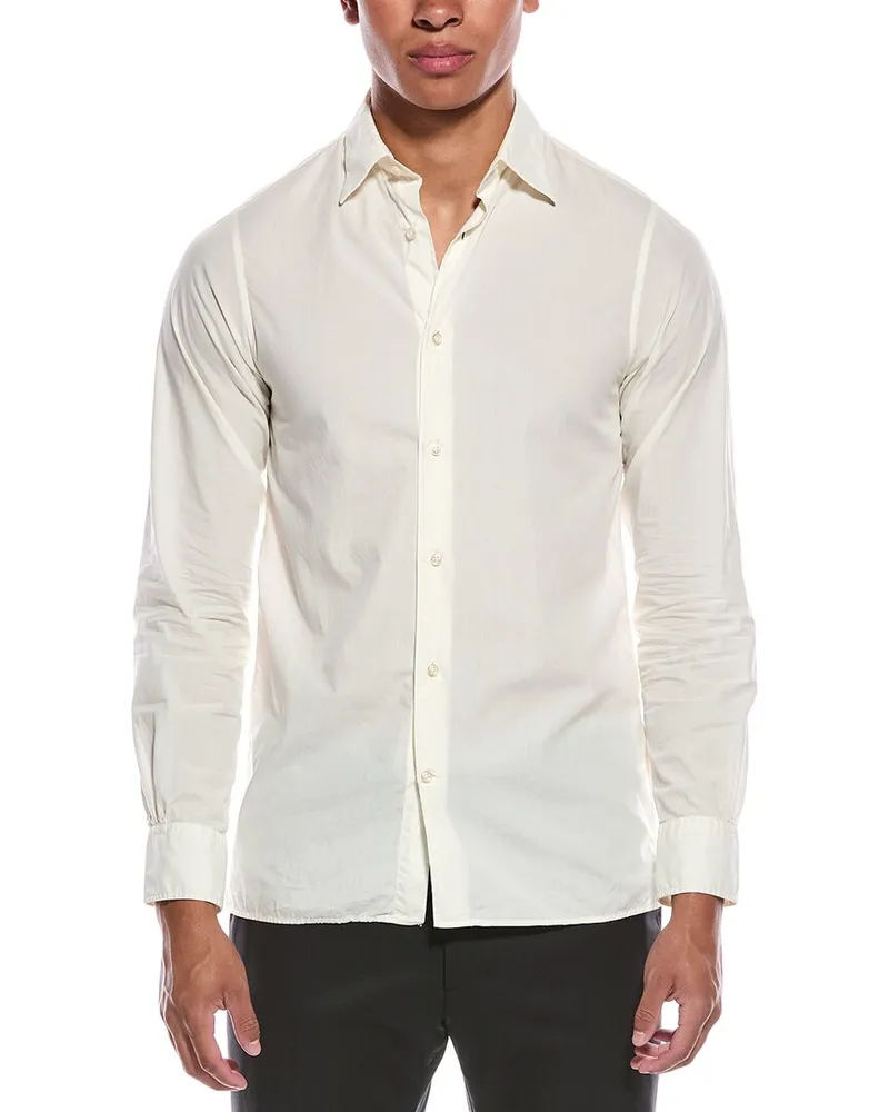 Officine Generale Eloi Poplin Shirt White
