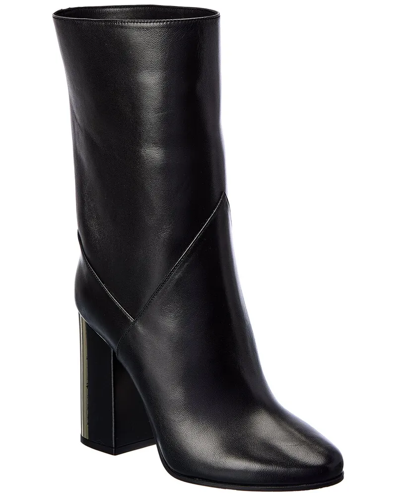 Jimmy Choo Rydea AB 100 Leather Bootie Black