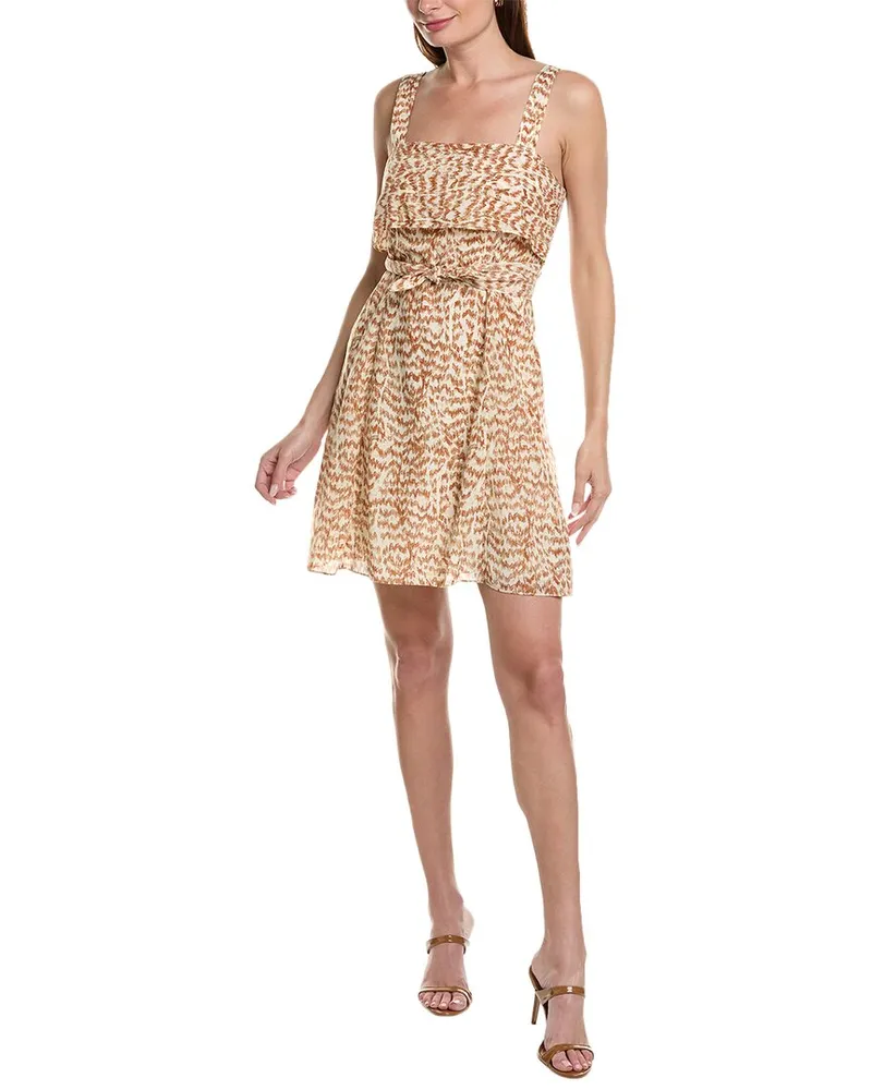 Theory Drape Back Mini Dress Nocolor
