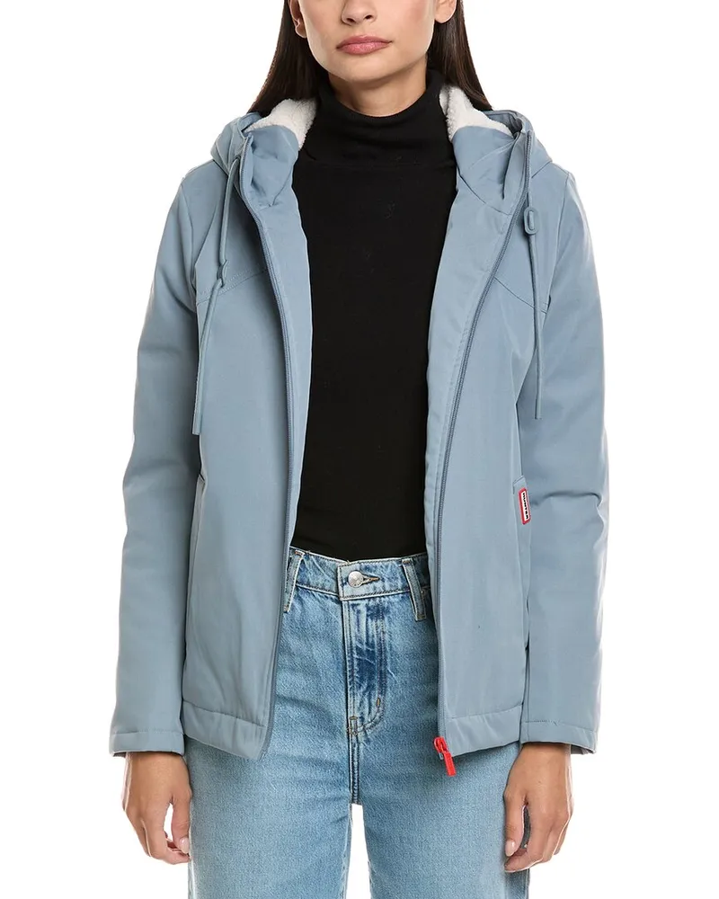 Hunter Blake Short Rain Jacket Blue
