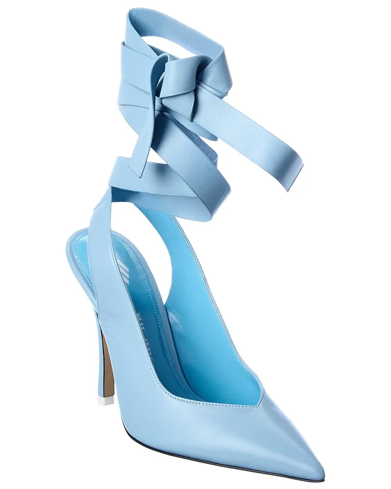 ATTICO Venus Leather Pump Blue