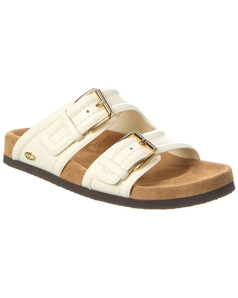 Valentino Garavani Fussfriend Leather Sandal White