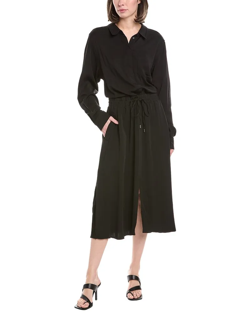 Reiss Rosie Shirtdress Black
