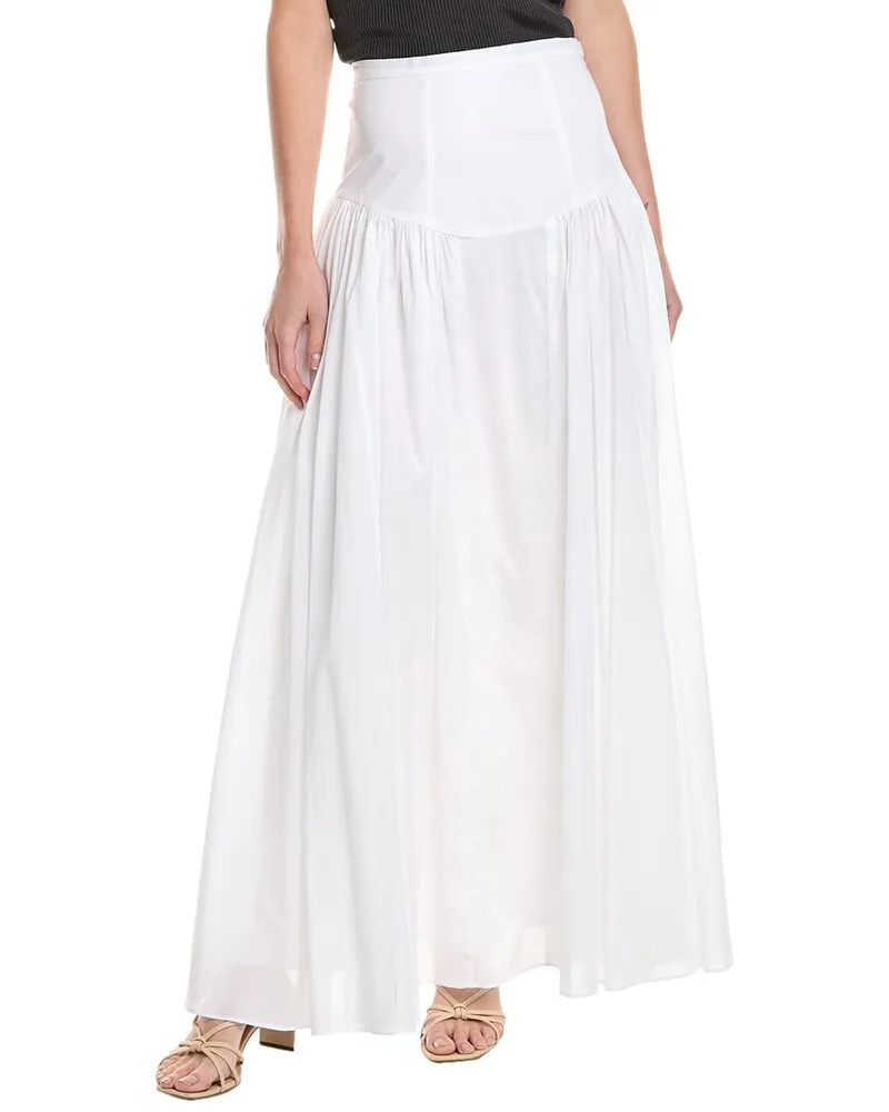 Bardot Amorette Maxi Skirt White