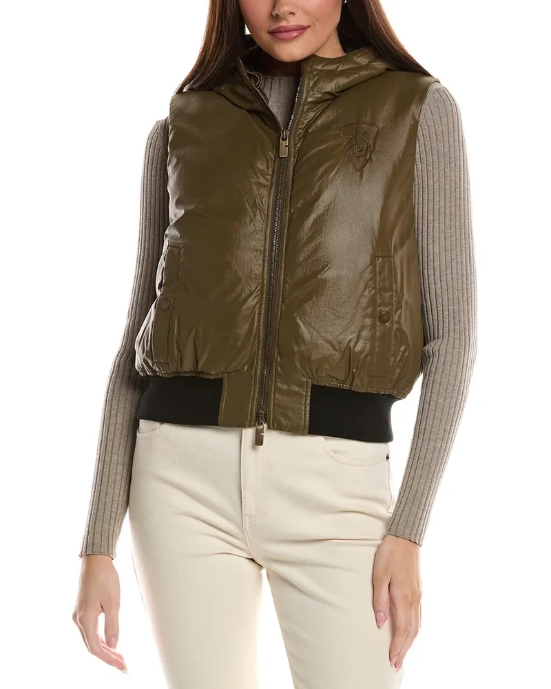 Burberry Logo Gilet Green