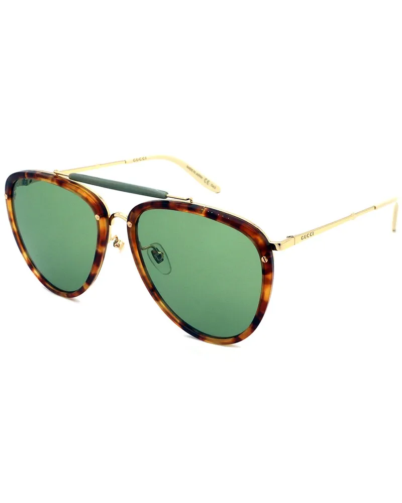 Gucci Unisex GG0672S 58mm Sunglasses Brown