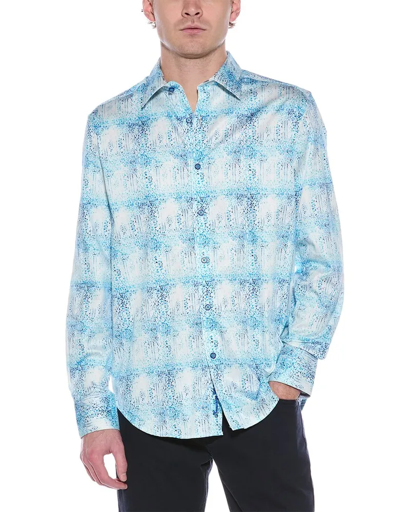 Robert Graham Dreamweaver Classic Fit Shirt Blue