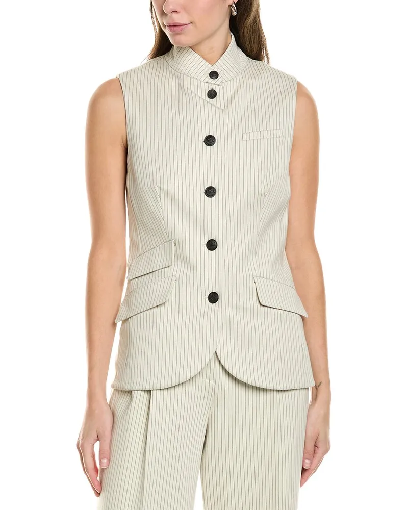 Rag & Bone Ponte Slade Vest White
