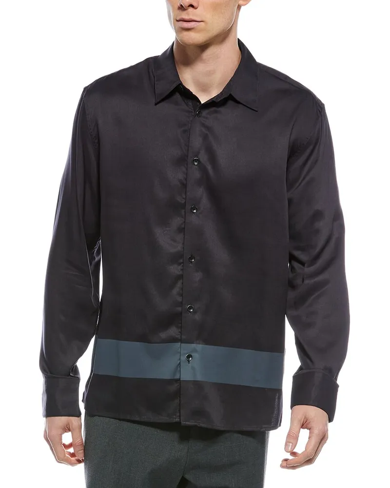 Rag & Bone Dalton Stripe Shirt Blue