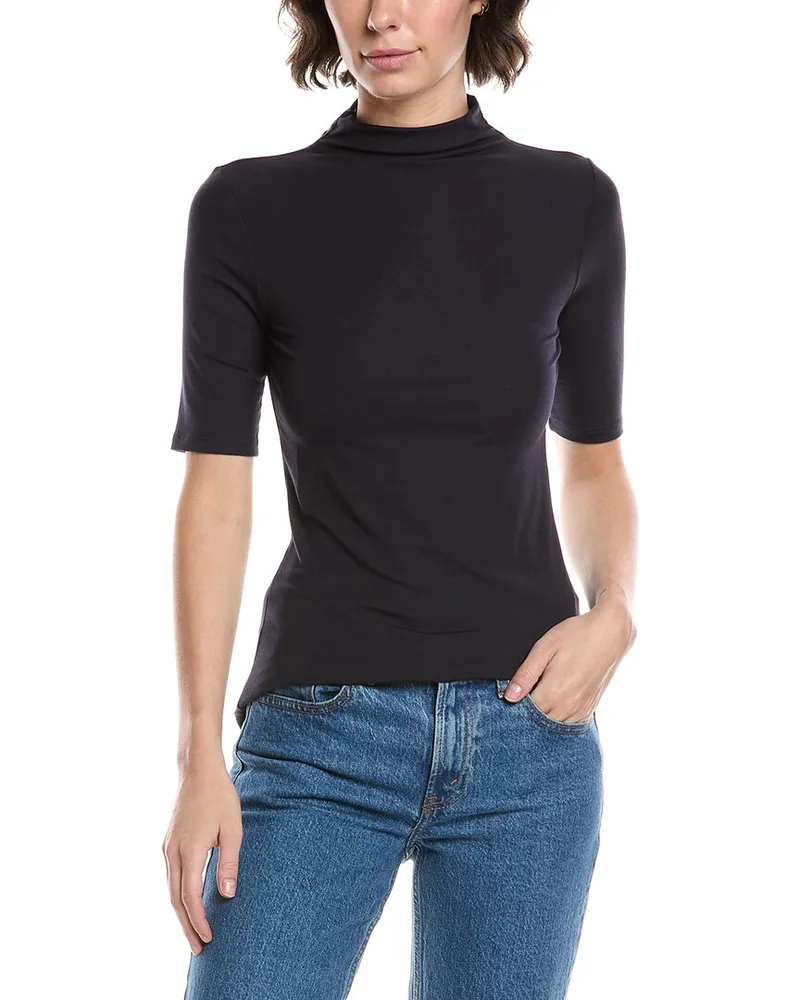 Theory Cruzio Knit Top Black