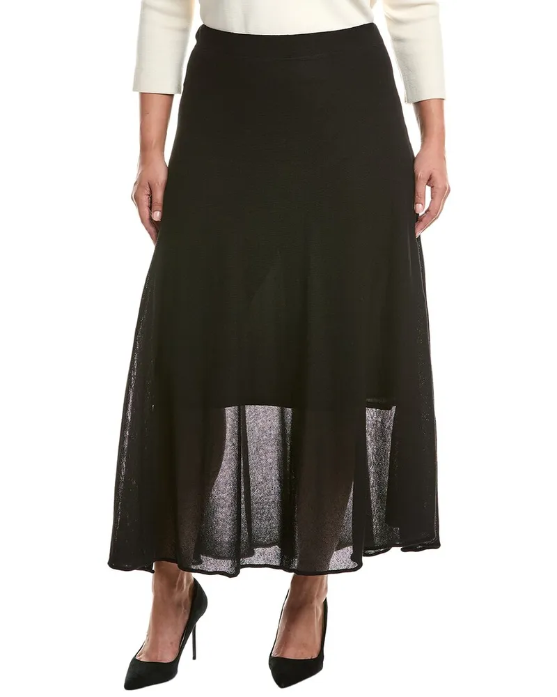 Marina Rinaldi Plus Dalmata Knitted Skirt Nocolor