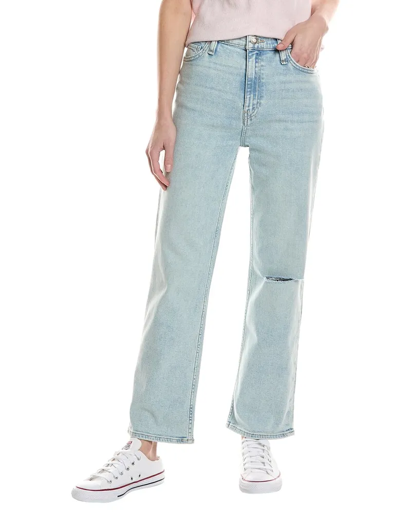 HUDSON Jeans Star Dust High-Rise Straight Ankle Pant Nocolor