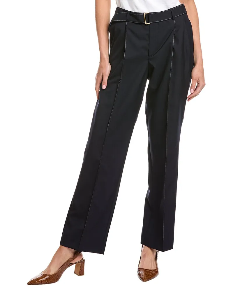 Officine Generale Officine Generale Marilou Wool Pant Blue