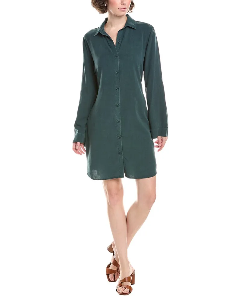 Bella Dahl Mini Shirtdress Green