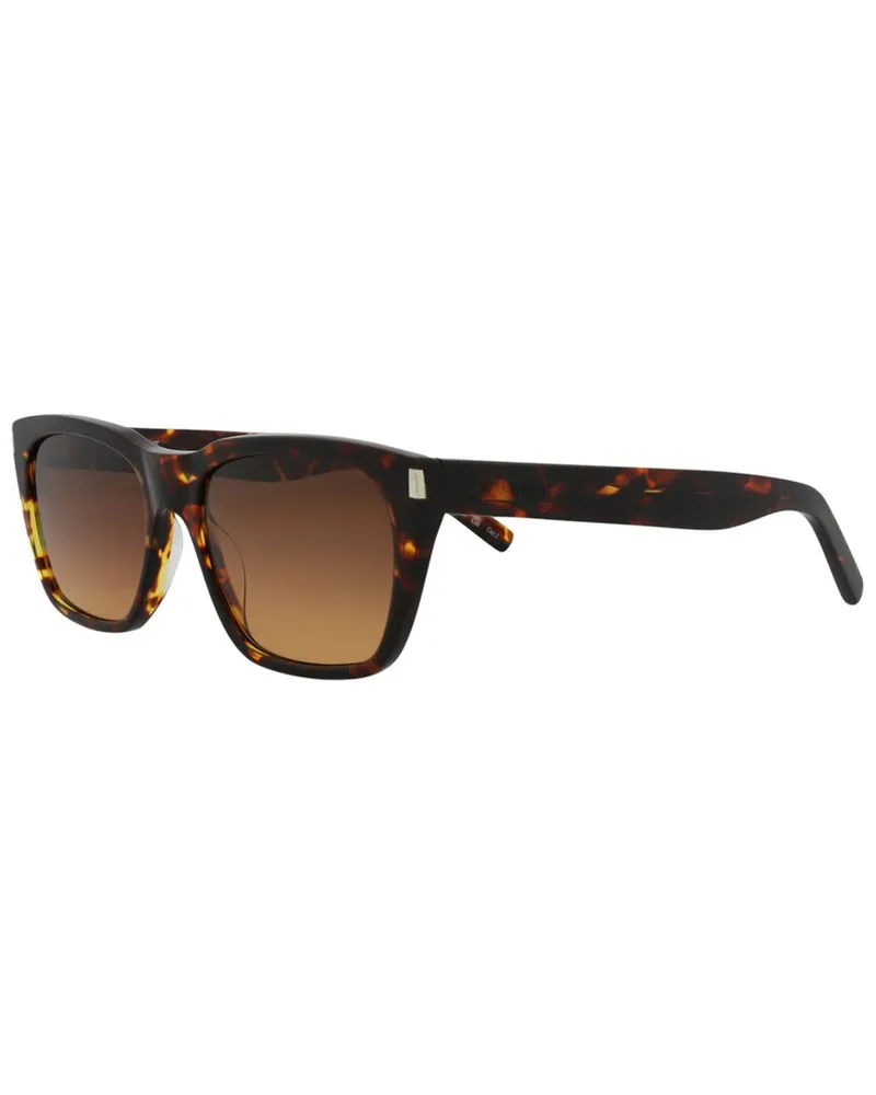 Saint Laurent Men's SL598 56mm Sunglasses Brown