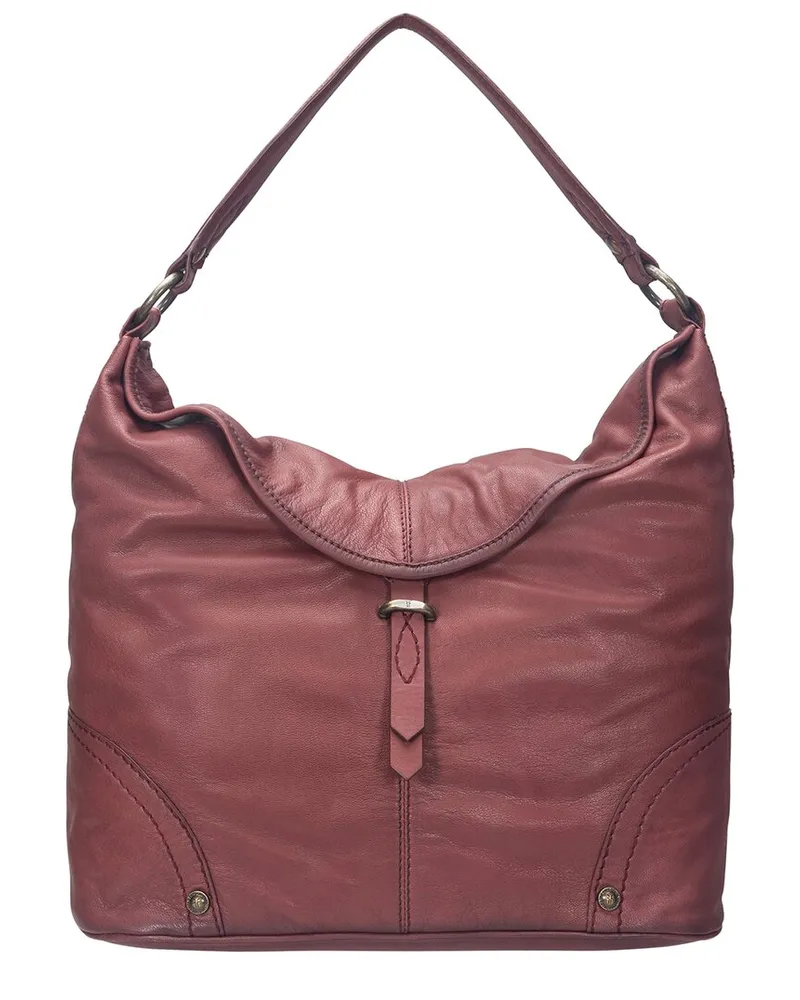 Frye Campus Leather Hobo Bag Red